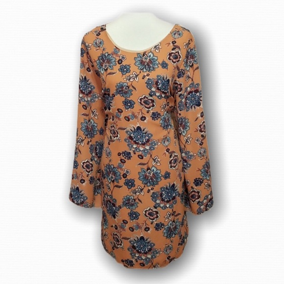 Love sick Tops - Lovesic Floral/peach Tunic/Dress SZ 1